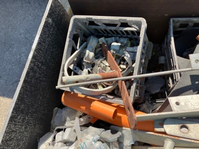 Timber Site Box Containing Temporary Fencing Components - 4