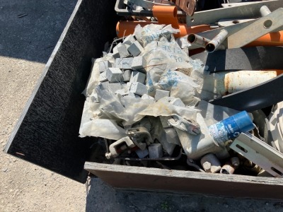 Timber Site Box Containing Temporary Fencing Components - 5