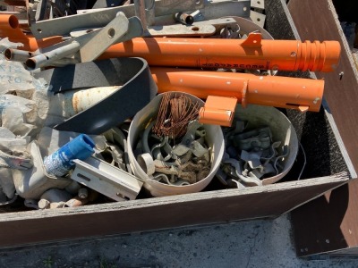 Timber Site Box Containing Temporary Fencing Components - 6