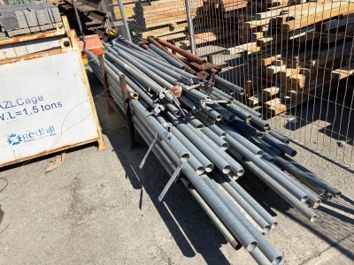 Stillage Containing Galvanised Steel Posts in Multiple Sizes