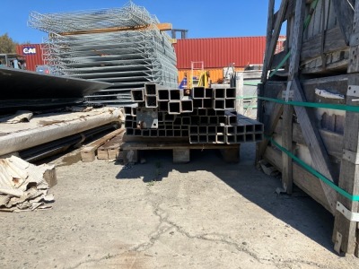Pallet Containing Galvanized Steel Square Hollow Sections - 2