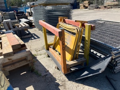 Timber Site Box Containing Warning Signs