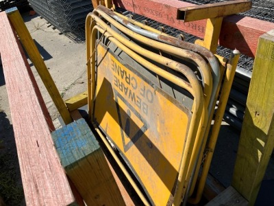 Timber Site Box Containing Warning Signs - 2