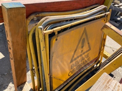 Timber Site Box Containing Warning Signs - 5