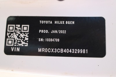 2022 Toyota Hilux Workmate TGN121R 8Gen - 14