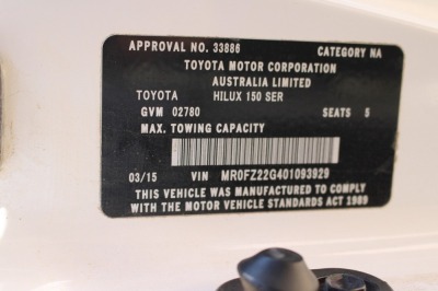 2015 Toyota Toyota Hilux SR KUN26R 150 Series - 19