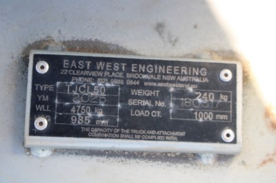 2025 East West Engineering Forklift Jib - 2