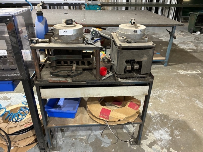 Punch Stations Aluminium Bar Notching Station