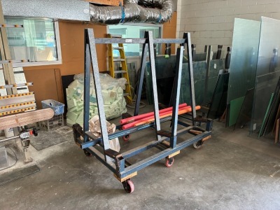 A-Frame Glass Panel Trolley