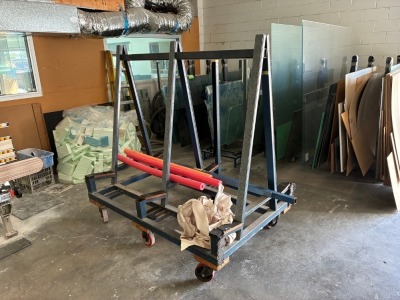 A-Frame Glass Panel Trolley - 3