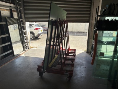 A-Frame Glass Panel Trolley - 2