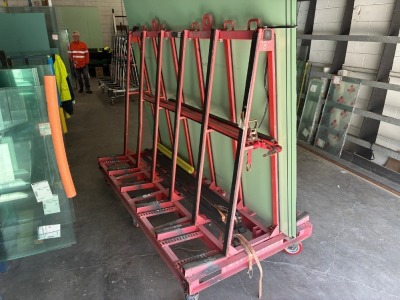A-Frame Glass Panel Trolley