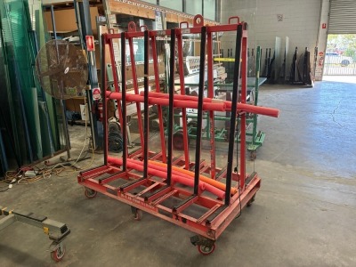A-Frame Glass Panel Trolley
