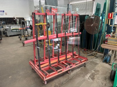 A-Frame Glass Panel Trolley - 2