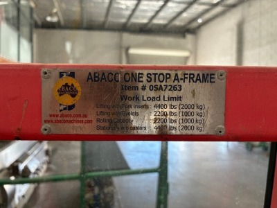 A-Frame Glass Panel Trolley - 3