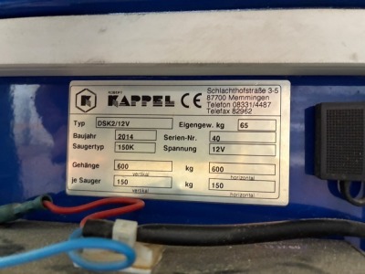 Robert C/Kappel/NFK Glazing & Industrial Supplies Panel Lifting Head - 3