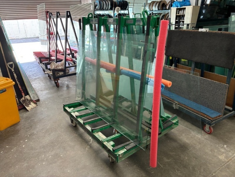 A-Frame Glass Panel Trolley