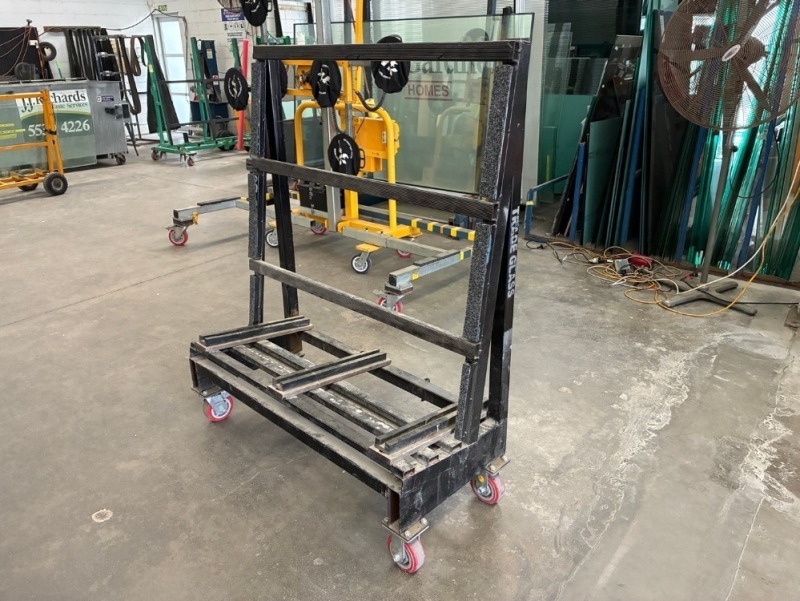 A-Frame Glass Panel Trolley