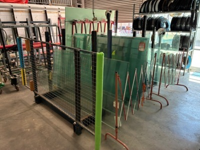 Glass Panel Storage Rack - 2