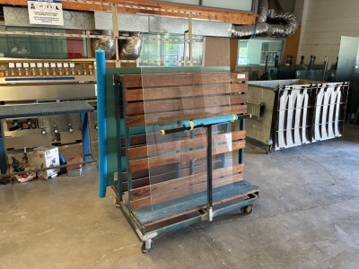 A-Frame Glass Panel Trolley - 3