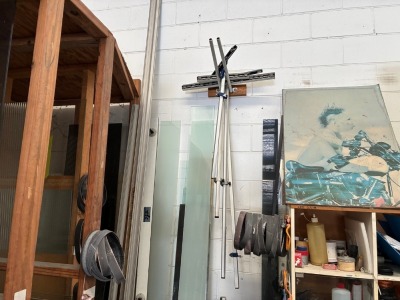 Glass Panel Storage Rack - 2