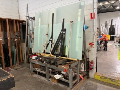 Glass Panel Storage Rack - 4