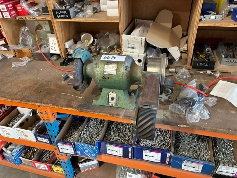 Sturdee Grinder/Linisher - Bench Mounted
