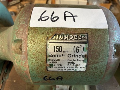 Sturdee Grinder/Linisher - Bench Mounted - 2