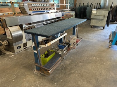 Glass Panel Bench