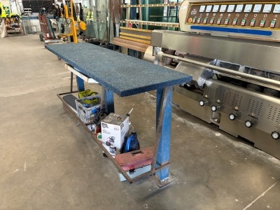 Glass Panel Bench - 2