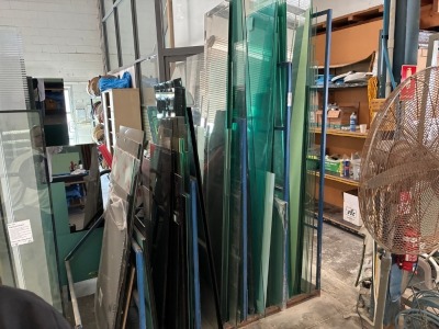 Glass Panel Storage Rack - 2