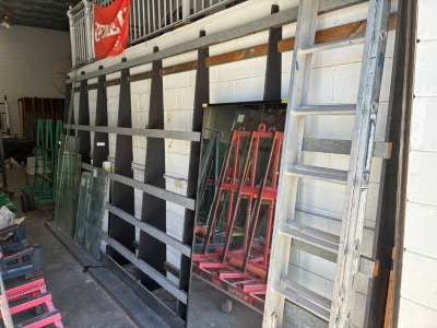 Glass Panel Rack