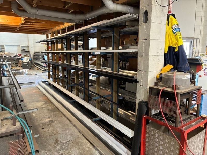 Aluminium Stock Storage Rack
