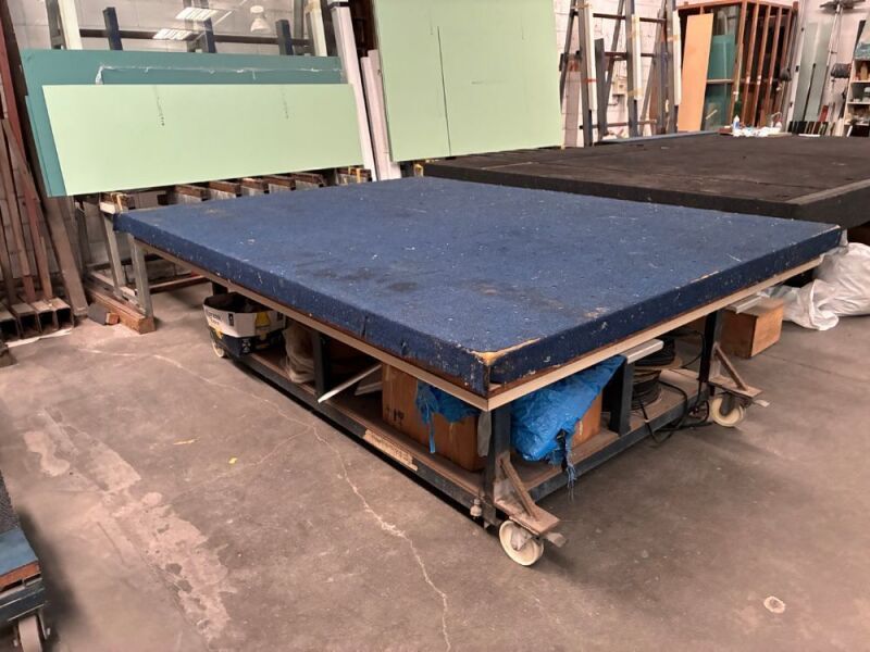 Glass Panel Mark Up Air Table