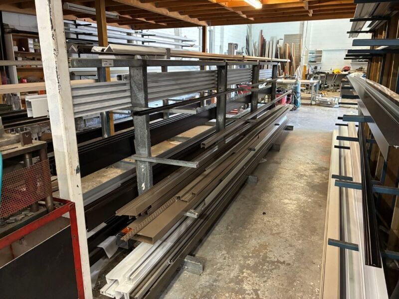 Aluminium Stock Storage Rack