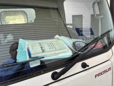 2014 Isuzu NPR 300 Tray Truck - 7