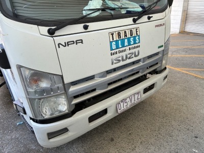 2014 Isuzu NPR 300 Tray Truck - 4