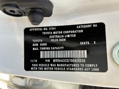 2018 Toyota Hilux SR5 GUN126R VIII - 13