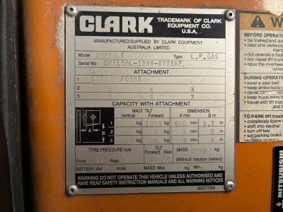 Clark CMP20LS Forklift - 8