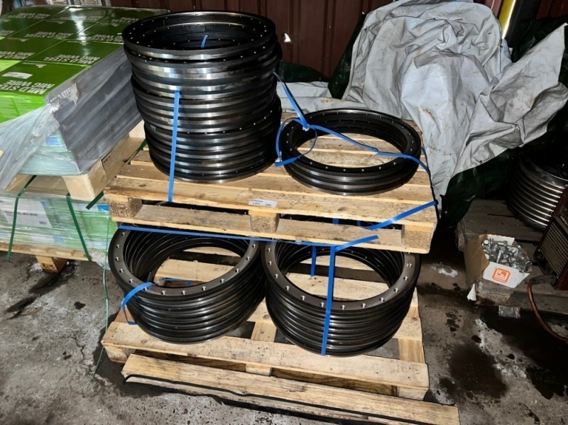 Pallet of Steel Rings