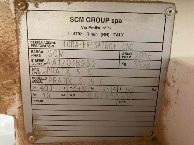 SCM CNC Router - 3