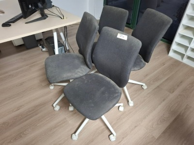 4 x Typists Chairs - 2