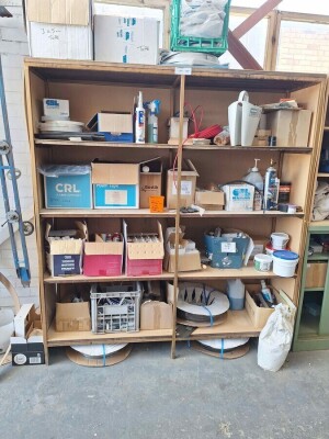 Fabricated Steel Frame Storage Shelf